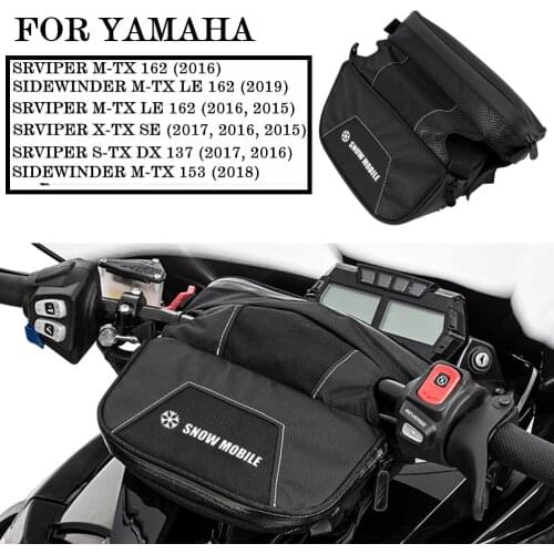 Snowmobile Handlebar Bag waterproof bag FOR YAMAHA SIDEWINDER M-TX 153 M-TX LE 162 M-TX SE 162 SRVIPER M-TX SE 153 M-TX SE 162