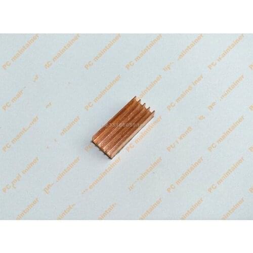 5pcs 19*9*4.0 22*9*4.0 Ultra Thin Pure Copper Heat Sink Back Thermal adhesive Notebook Copper Sheet Cooling For RAM MOS IC Chip