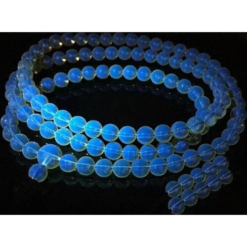 Natural blue amber 4-5-6mm bracelets for women rosary amber beads for prayer amber bracelet bracelet jade bracelet