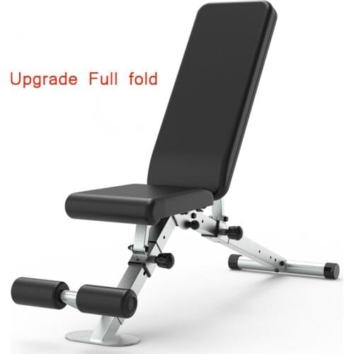 Fitness Chair Sit-ups Auxiliary Fitness Equipment Multifunctional Household Plastic Dumbbell Bench Folding Push Supine Board 1PC