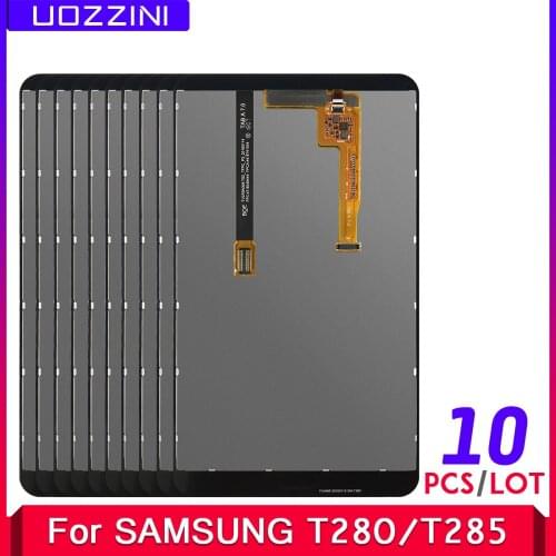 10 Pcs/Lots 100%Tested LCD For Samsung Galaxy Tab A T280 T285 SM-T280 SM-T285 LCD Display with Touch Screen Replace For T280 LCD