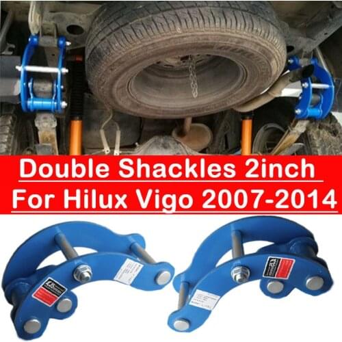 4x4 Suspension Spring Rear Comfort Double Shackles Lift Kits for Hilux Vigo 2007-2014