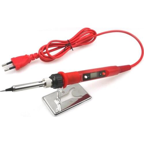 80W Digital Electric Soldering Iron Temperature Adjustable Welding Machine 220V Soldering Tips Tool Thermostat LCD Control