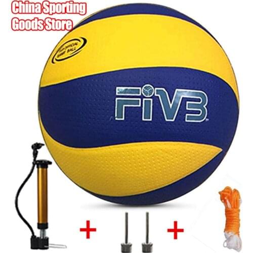 Brand Volleyball, Pu Official Match Mva200, Indoor Training, Beach ,Free Air Pump + Needle + Net bag