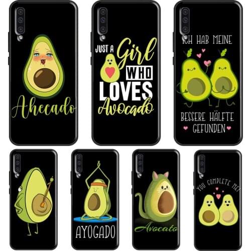 Funny Cartoon Avocado Case For Samsung A32 A52 A72 A12 A42 A20S A30S A40 A50 A70 A21S A11 A31 A41 A51 A71 Cover