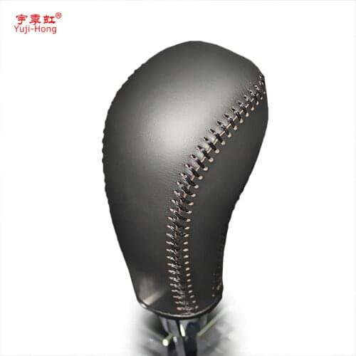 Yuji-Hong Car Gear Cover Case for Hyundai ix35 Automatic Gear Covers Genuine Leather Auto Gear Shift Collars Hand-stitched