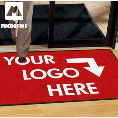 Microfine Custom Carpet Mat Doormat Bathroom Absorbent Flannel Anti Slip For Living Room Bedroom