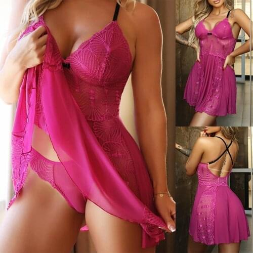 Fashion Sexy Sleepwear Sleepwear Floral Printed Temptation Tops Suit Nightdress Cool Sensual Women Lingerie трусы женские