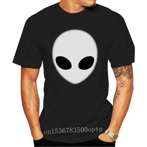 New Alien Head T Shirt Men Women Nerd Sci Fi Design Geek UFO Extraterrestrial Tshirt Street Wear Fashion Tee Shirt