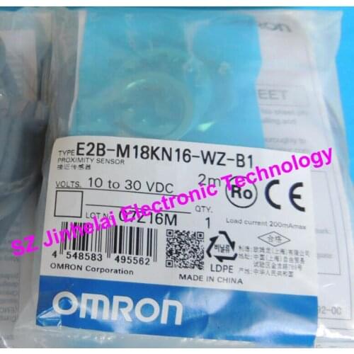 New and original E2B-M18KN16-WZ-C1 OMRON Proximity sensor,Proximity switch, 10-30VDC 2M