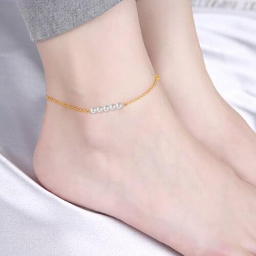 New Vintage Anklet Set Fashion Anklets For Women 5pcs/set Multilayers Adjustable Anklet 2020 Bracelet On Leg Foot Beach Jewelry