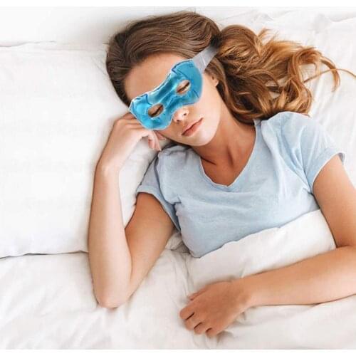 Cooling Ice Eye Mask Sleep Gel Eye Pad Fatigue Relief Dark Eye Relaxing Cold Eyes Patch Care Remove Mask Circles Y9E1