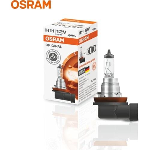 OSRAM Original H11 12V 55W 64211 3200K Standard Auto Headlight Replacement Car Bulb OEM Quality Lamp Germany (Single)