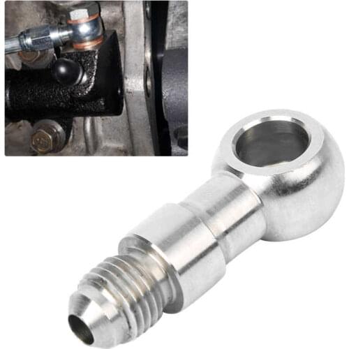 M10 Eye Banjo Adapter Fitting Stainless Steel 10mm/0.4in (AN4 AN 04) for M10 Banjo Bolt Car Accessories
