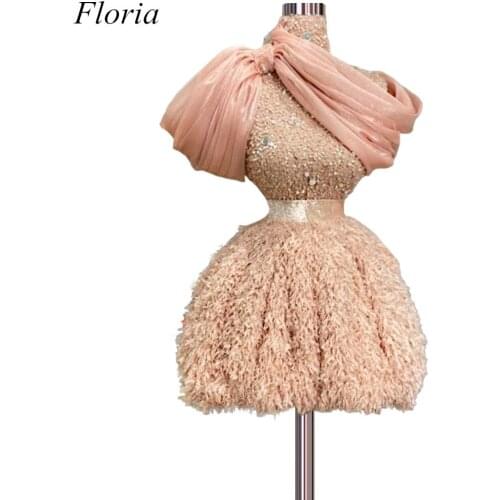 Floria Pink Short Prom Dresses for Women Clothing Formal Party Gowns Graduation Outfits Homecoming Dress Special Occasion CXF42
