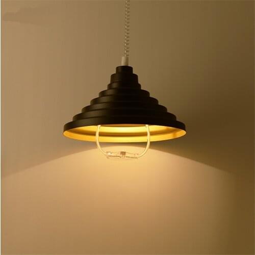 Nordic Retro Loft Pendant Lights Lifting Hanging Lamps Bedroom Kitchen Staircase Corridor Bathroom Mirror Headlight Decor Lights