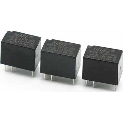 Relay HK23F-DC5V-SHG HK23F-DC12V-SHG HK23F-DC24V-SHG 2A 6PIN 0.2W
