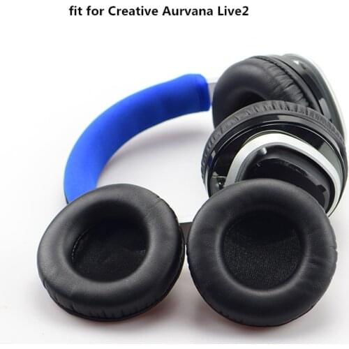 Protein Replacement earpads Ear pad Cushion Cover Pillow for Creative Aurvana Live2 Live 2.0 Headphones