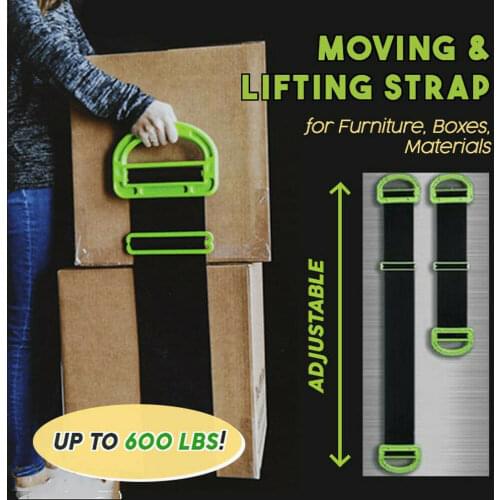 Clever Carry Moving Lifting Moving Strap Carry Ropes Transport Belt Wrist Straps Home Move Convenient Tools