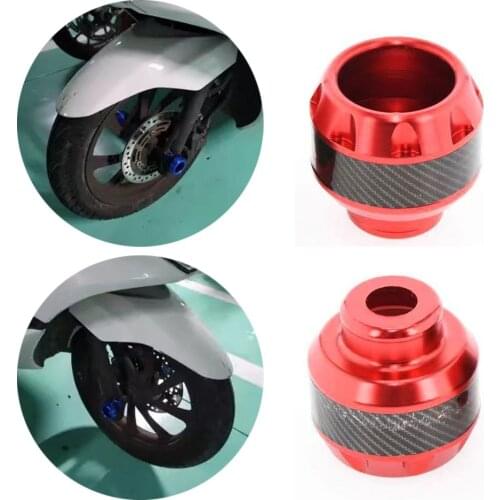 2 Pieces Premium Quality Universal Motorcycles Falling Protector Explosion-proof Front Fork Cups Aluminum Alloy Sliders Crash