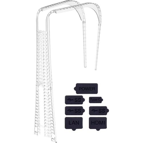 Universal Simple Dustproof Plug Set For Ps5 Digital Game Console Silicone Plugs Protection Cover Compatible W PS5 DE/UHD Console