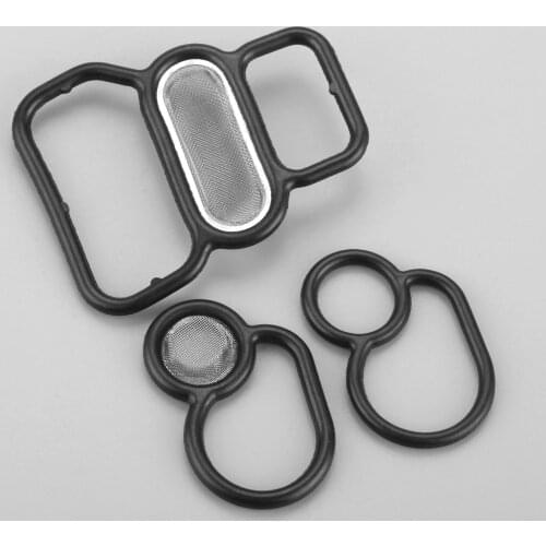 Upper 15825-P2M-005 36172-P08-005 015 Spool Valve VTEC Filter Gasket Fit For Honda Civic DEL SOL