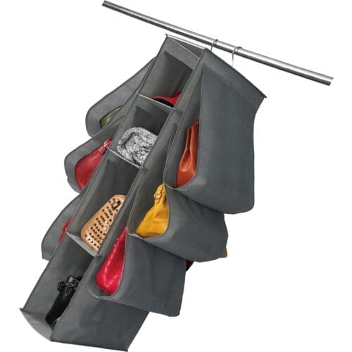 Hanging Purse Handbag Organizer Wardrobe Hanging Accessories Storage Cabinet for Home Bedroom