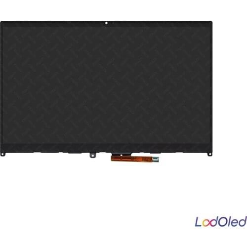 14.0" FHD IPS LCD Screen Display Panel Touch Digitizer Glass Assembly with Bezel Frame for Lenovo Ideapad Flex 5-14IIL05 81X1