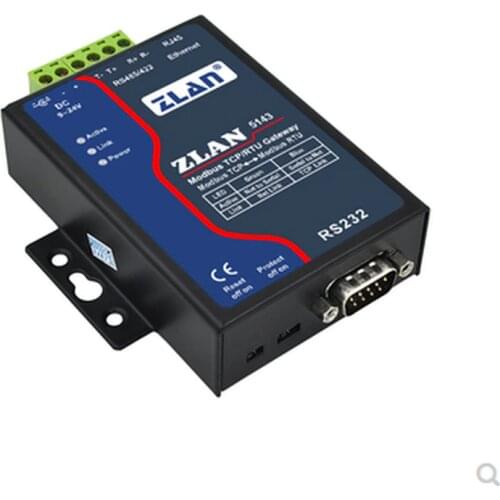 ZLAN5143 RS232 RS485 RS422 to Ethernet RJ45 Converter Modbus RTU TCP Gateway serial device server replace ZLAN5102 ZLAN5102-3