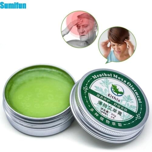 1/2/3Pcs Thailand Original Mint Wormwood Cooling Cream Herbal Refresh Anti Mosquito Bites Dizziness Headache Relief Ointment