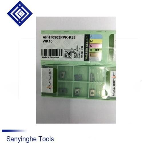 Free shipping high quality sanyinghe 10 pcs/lots APHT0903PPR-k88 WK10 cnc carbide turning inserts cnc blade lathe cutter tools
