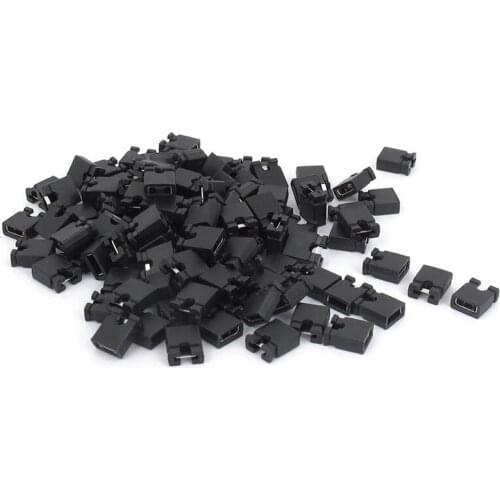 120 Pcs 2.54mm Standard PCB Shunts Short Mini Jumper Cap Connector CNIM Hot