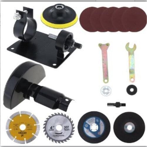 17pcs/set Electric Drill Accessories Cutting Seat Conversion Tools Tile Grinding Cutting Grinding Wheel