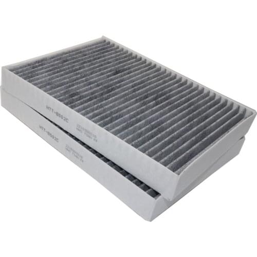 2Pcs Car Cabin Air Filters For MERCEDES-BENZ AMG S63(W221 2006-2013) 5.5T 6.2L 2218300718 CUK2722-2