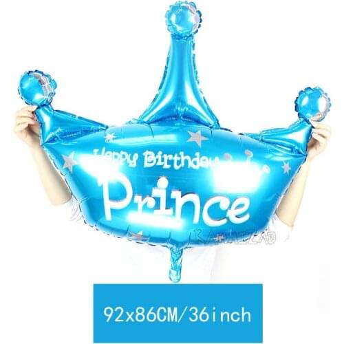 36inch crown Helium Globos Decoration Baby shower balon Pink Silver 24inch Big Moon Foil Balloons Wedding Birthday Party
