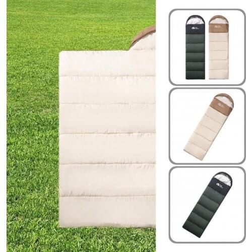 Camping Accessory Practical Two-way Zipper Sleeping Bag Polyester Camping Sleeping Bag Keep Warm for Climbing