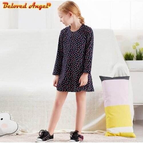 Toddler Autumn Baby Girls Winter Dress Outfits Long Sleeve Clothes Floral Bow Candy Colors Infant Kids Girls Dress Vestidos