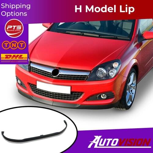 OPEL / VAUXHALL ASTRA H LIP FRONT SPOILER BUMPER LIP Euro Spoiler Lip Universal 2 pcs Body Kit