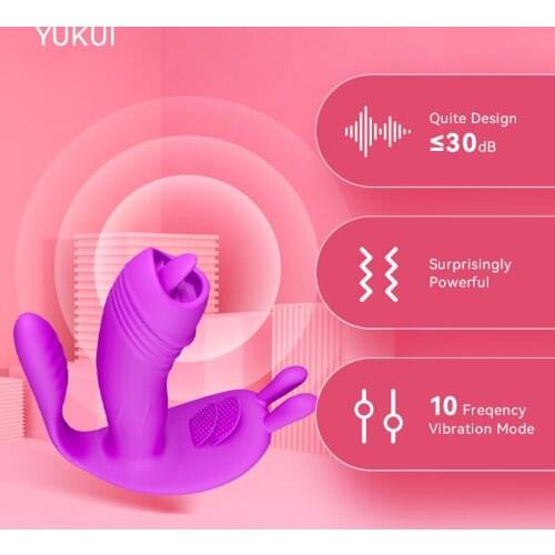Electric Sex Toys For Women Invisible Wearable Smart Heating Wireless Remote Control USB Rechargeable Powerful Vibrator Sex Toys