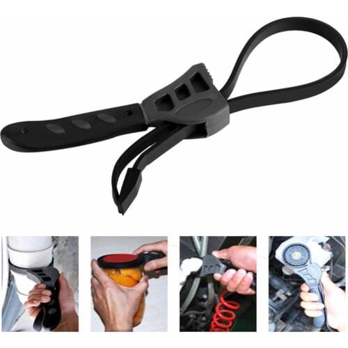 500mm Rubber Strap Wrench Jar Tighten Loosen Plumbing Tool Oil Filter Spanner часы мужские erkek kol saati мужские часы 2019