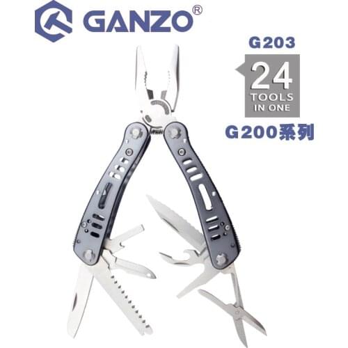 Ganzo Firebird G200 series G203 F203 Multi pliers 24 Tools in One Hand Tool Set Screwdriver Kit Portable Folding Knife Stainless