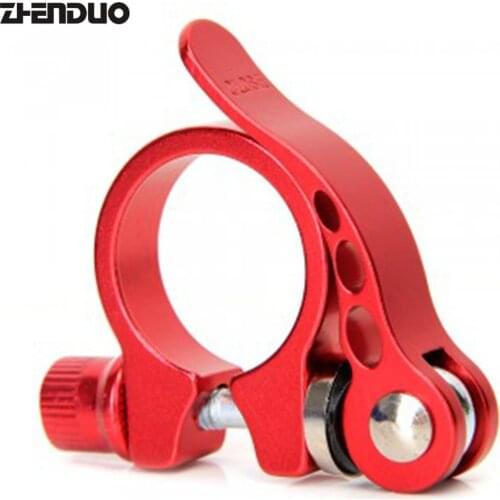 Mountain bike fold dead fly seat clamp lever lock road seat clamp 31.8mm seat clamp