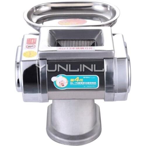 Commercial Meat Cutting Machine 600W Electric Meat Slicer Stainless Steel Meat Cutter BL70