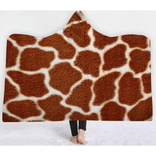 Brown pattern Blankets hats sofa comfortable Blankets keep warm soft twin full size Modern fashion style Blankets sell well