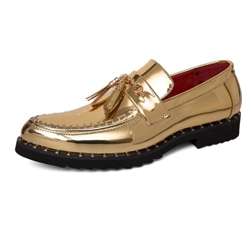 Fashion Mens Dress Shoes PU Leather Slip On Classic Pointed Toe Office Work Wedding Party Formal Shoes