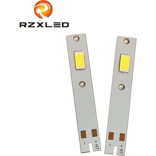 10PCS/Lot LED 12V 9V White6500K 28W Car Headlights Board 50*8MM C6 For 9005 H1 Lamp