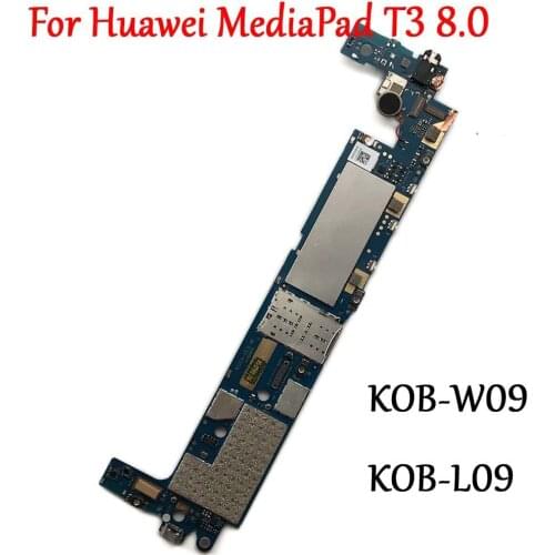 Full Work Original Unlock Motherboard For Huawei Honor MediaPad T3 8.0 KOB-W09 KOB-L09 Mainboard Logic Circuit Electronic