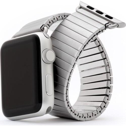 Stainless Steel band for apple watch strap 44mm 40mm iWatch band 42mm 38mm Elastic Watchband Metal bracelet iwatch series6 5 4 3