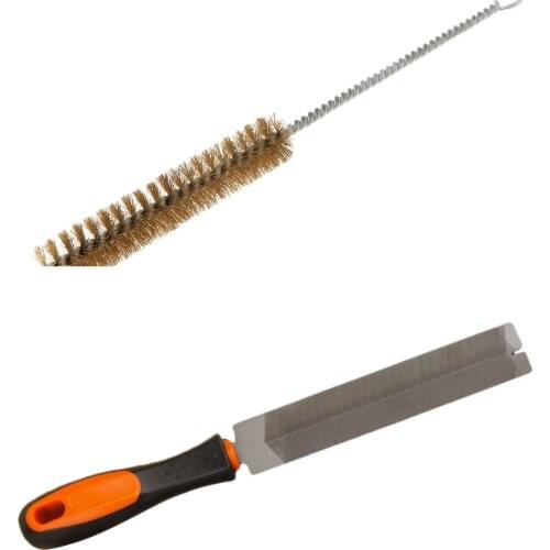 Straw Brush Pipe Cleaner 23cm Long Bristle Wire Cleaning Pipe Straw Brush