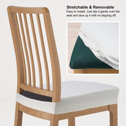 Modern Simple Style Chair Covers Removable Waterproof Stretch Slipcovers Kitchen Short Chair Cover Beauty Home Decor